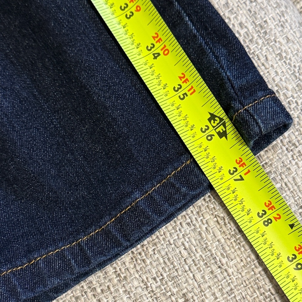 Liz Claiborne Dark Wash Slim Straight Ankle Jeans 20WP Hepburn - Picture 10 of 14